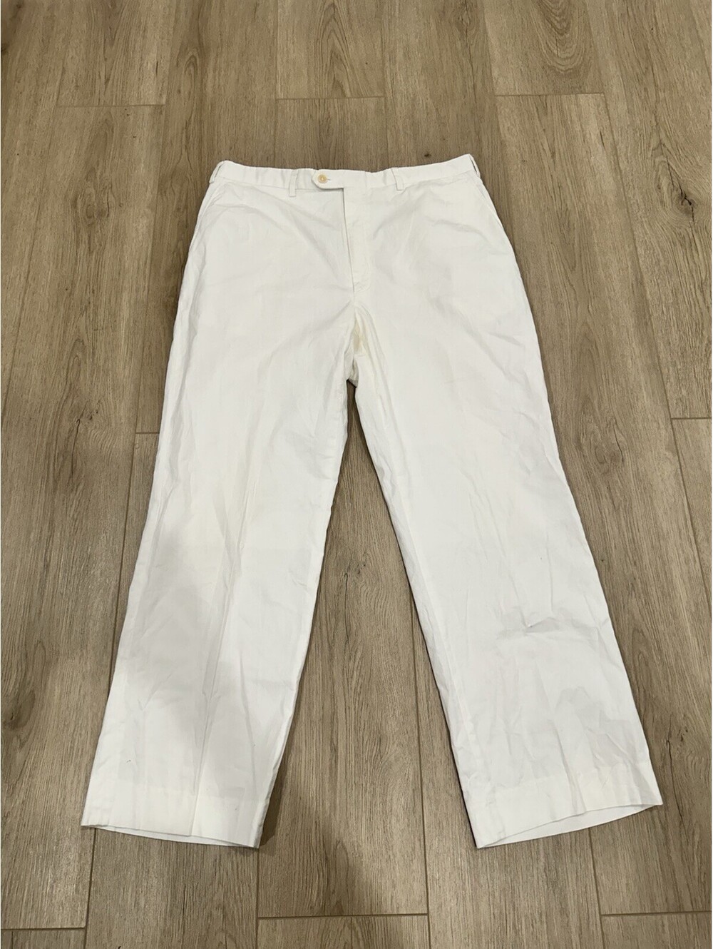 Brioni Pants Ivory Cotton Pants Size 34x27 Cannes